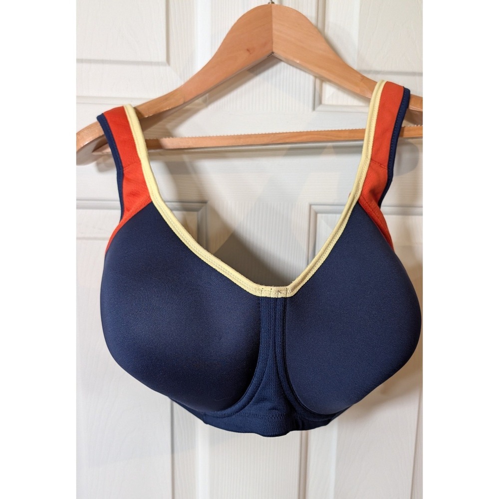 Freya Active Underwired Sports Bra Navy Orange AC4892NSE 30H UK 30K US